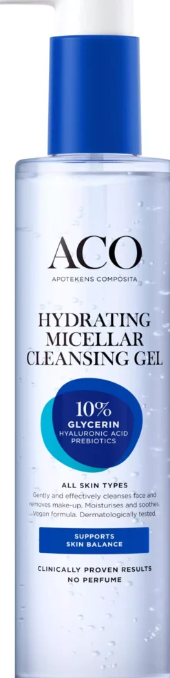 ACO Face Hydrating Micellar Cleansing Gel 200 ml