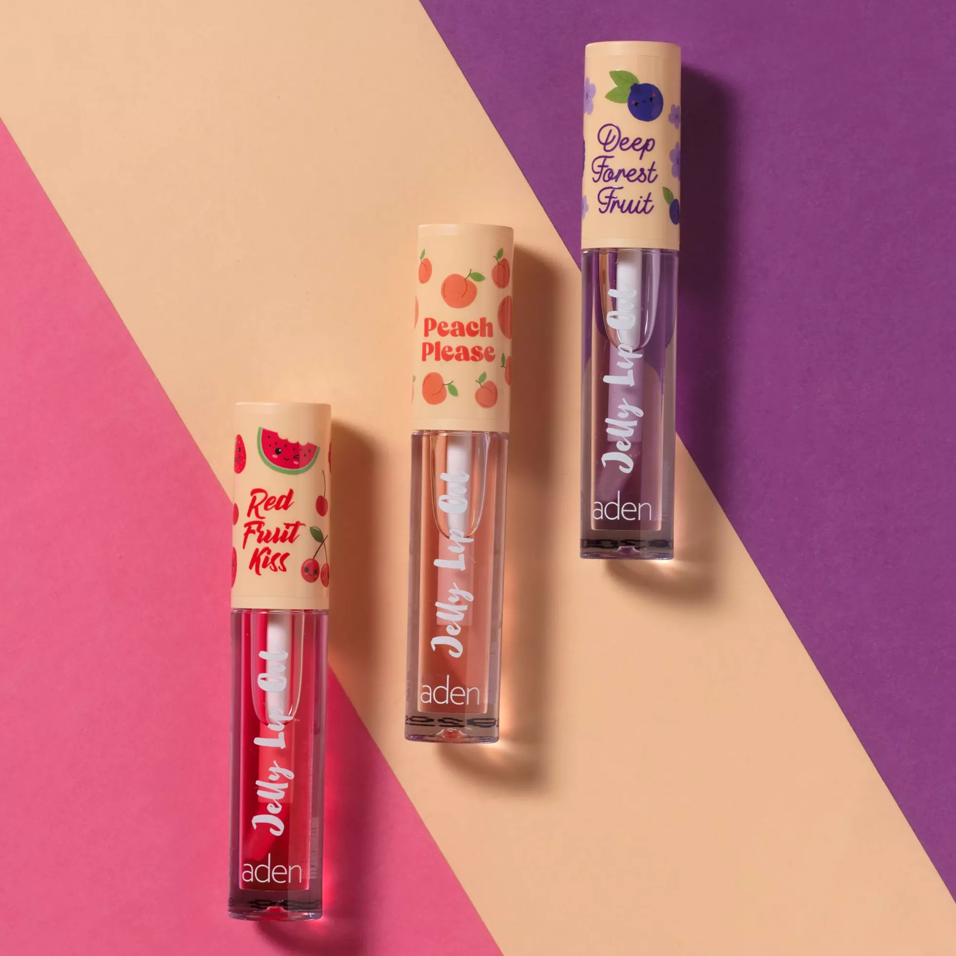 Aden Jelly Lip Oil 02 Peach/ Peach Please