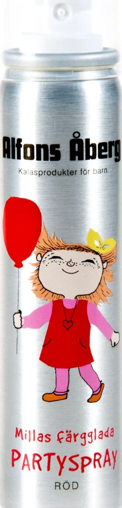 Alfons Åberg Millas färgglada partyspray 80 ml