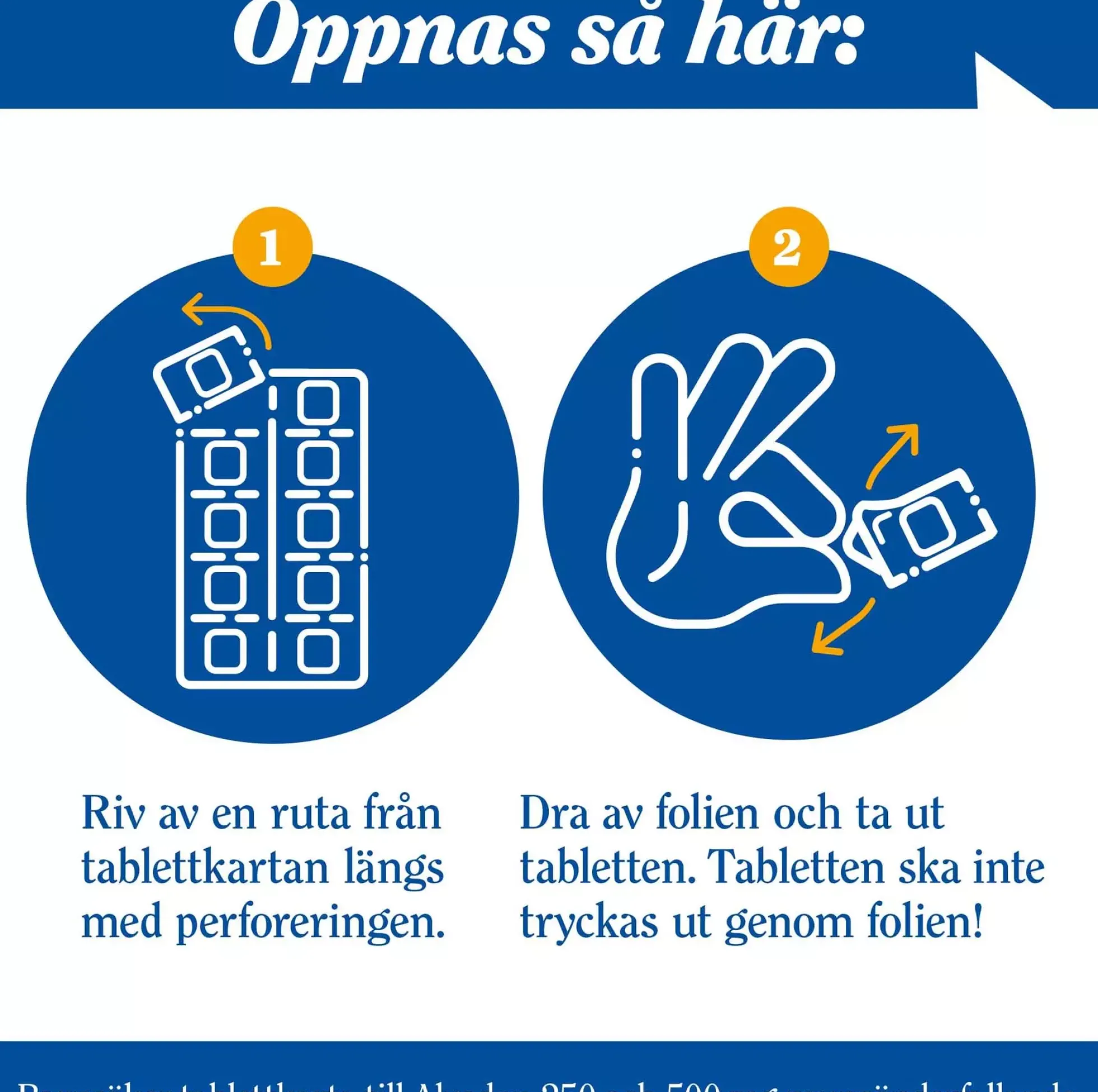 Alvedon Munsönderfallande Tablett 500mg 16 st