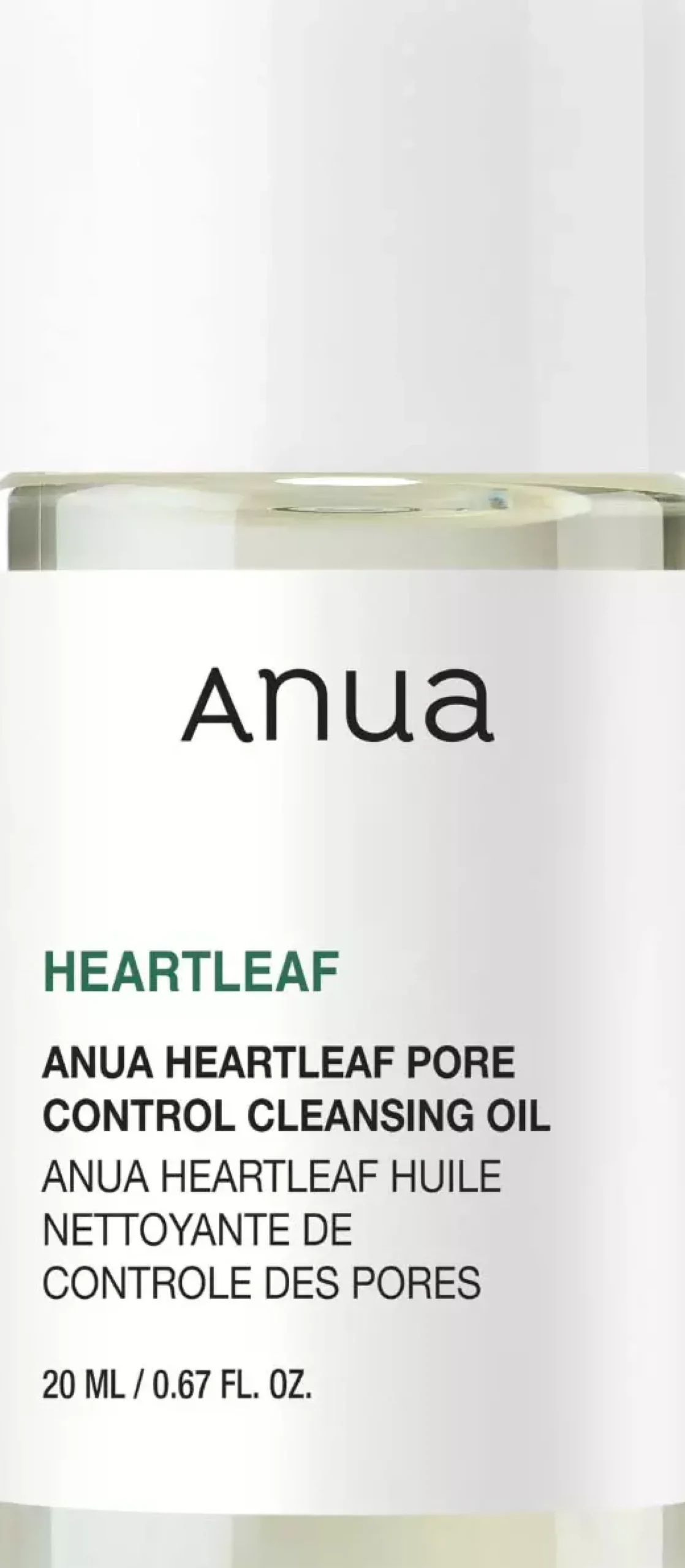 ANUAHeartleaf Heartleaf Pore Control Cleansing Oil 20 ml