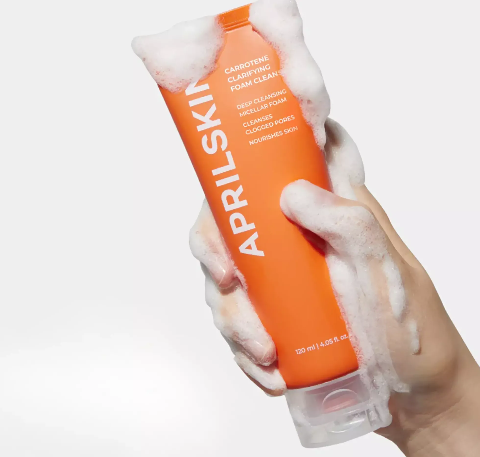 APRILSKIN Carrotene Clarifying Foam Cleanser 120 ml