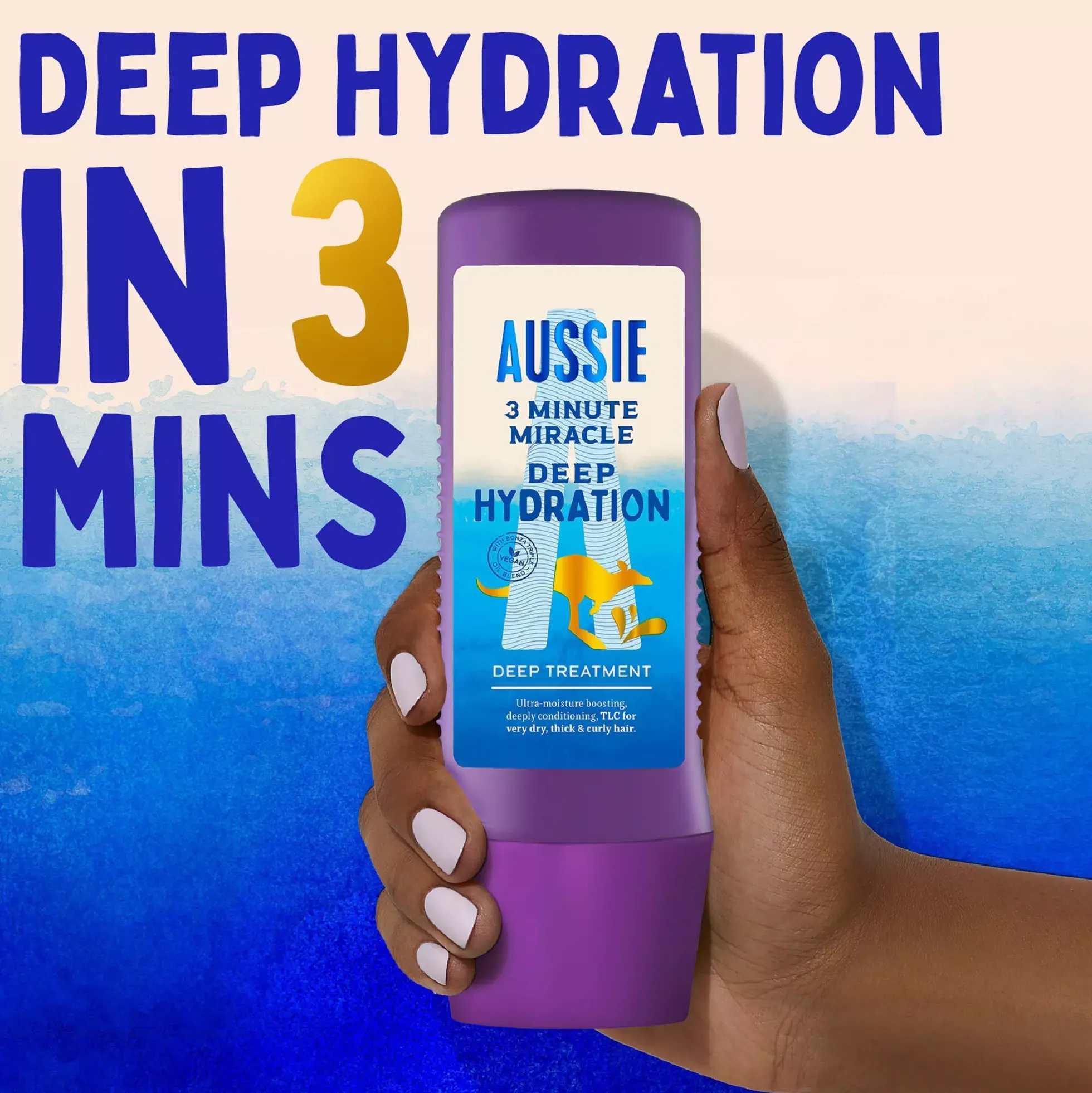 Aussie 3 Minute Miracle Deep Hydration Vegan Hair Mask 225 ml