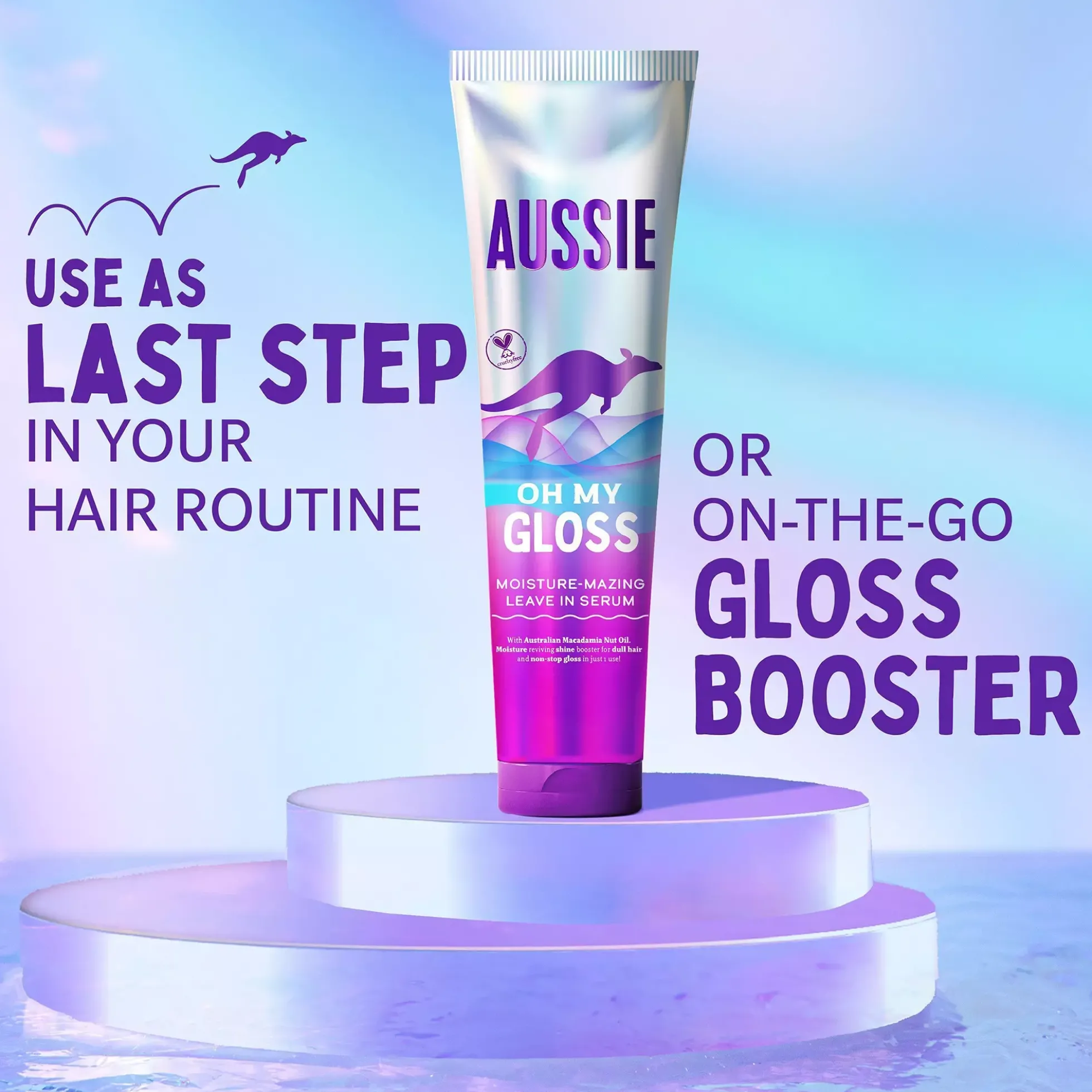 Aussie Oh My Gloss Moisture-Mazing Leave-In Serum 200 ml