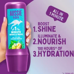 Aussie SOS 1 Minute Miracle All In One Colour Rescue Mask 250 ml