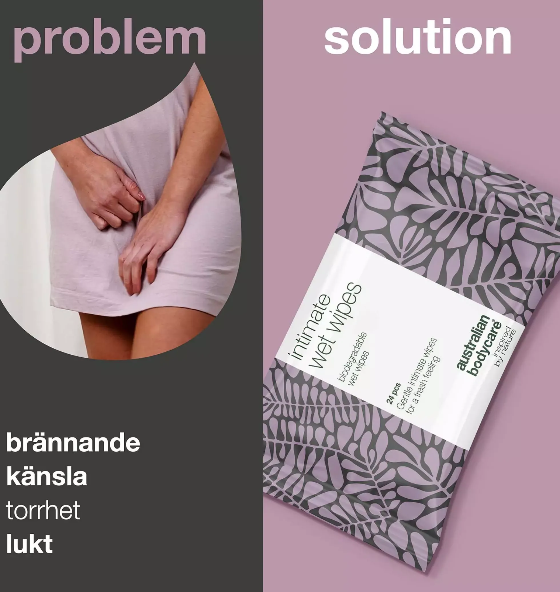 Australian Bodycare Intimate wet wipes