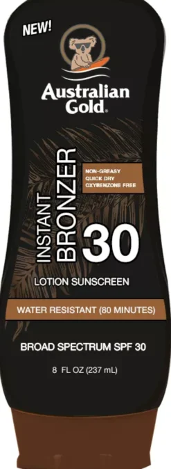 Australian Gold SPF30 Lotion With Bronzer 237 ml