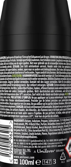 Axe Pear & Cedarwood Lower Body Deo Spray 100 ml