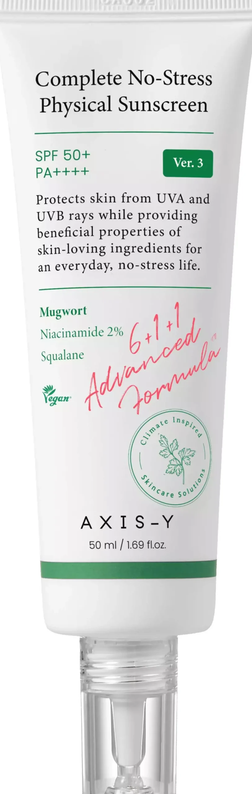AXIS-Y Complete No-Stress Physical Sunscreen V3 50 ml