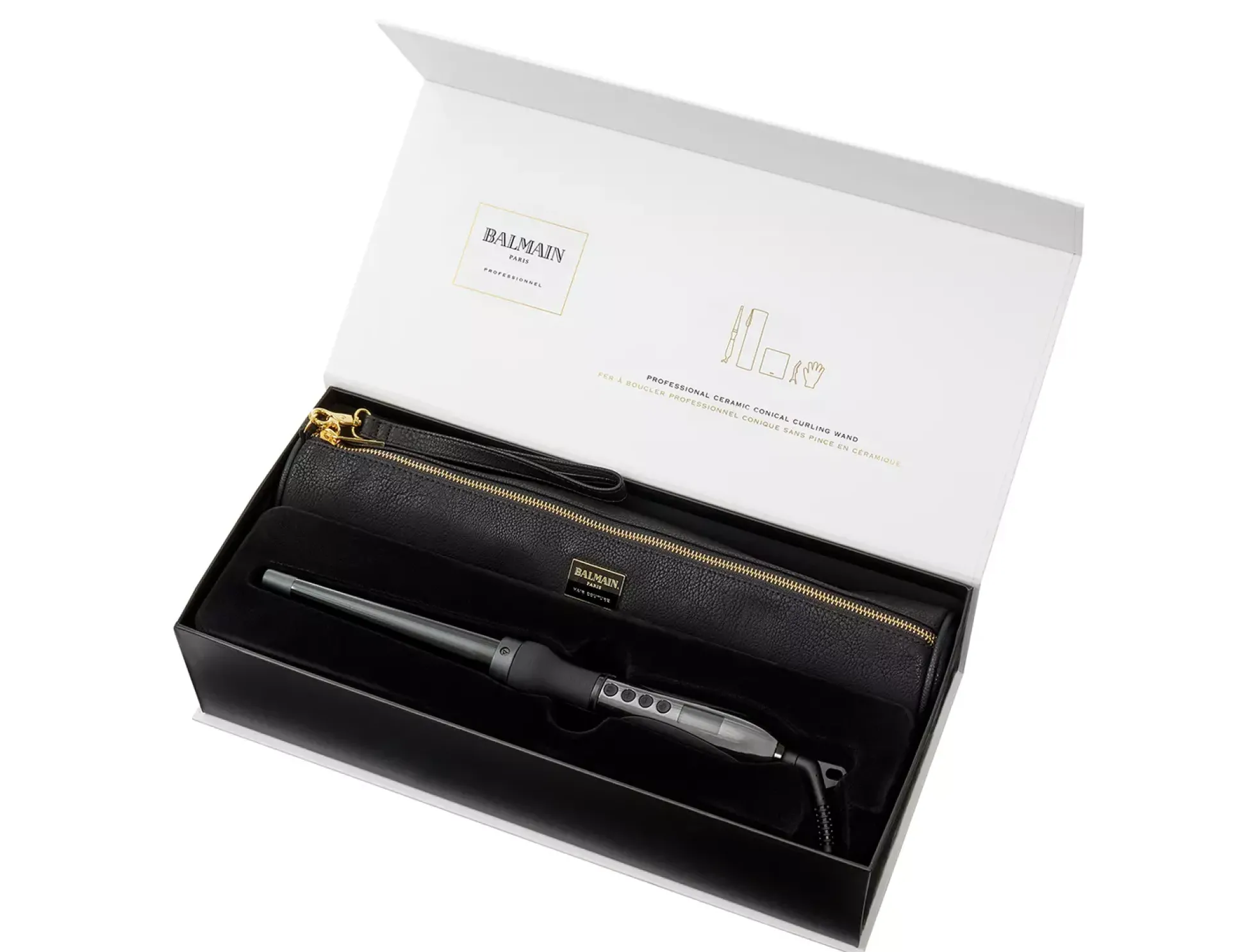 Balmain Hair Couture Ceramic Conical Curling Wand 25-13 mm