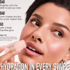 bareMineralsGEN NUDE Dew in One Cheek & Lip Stick Me in Merlot