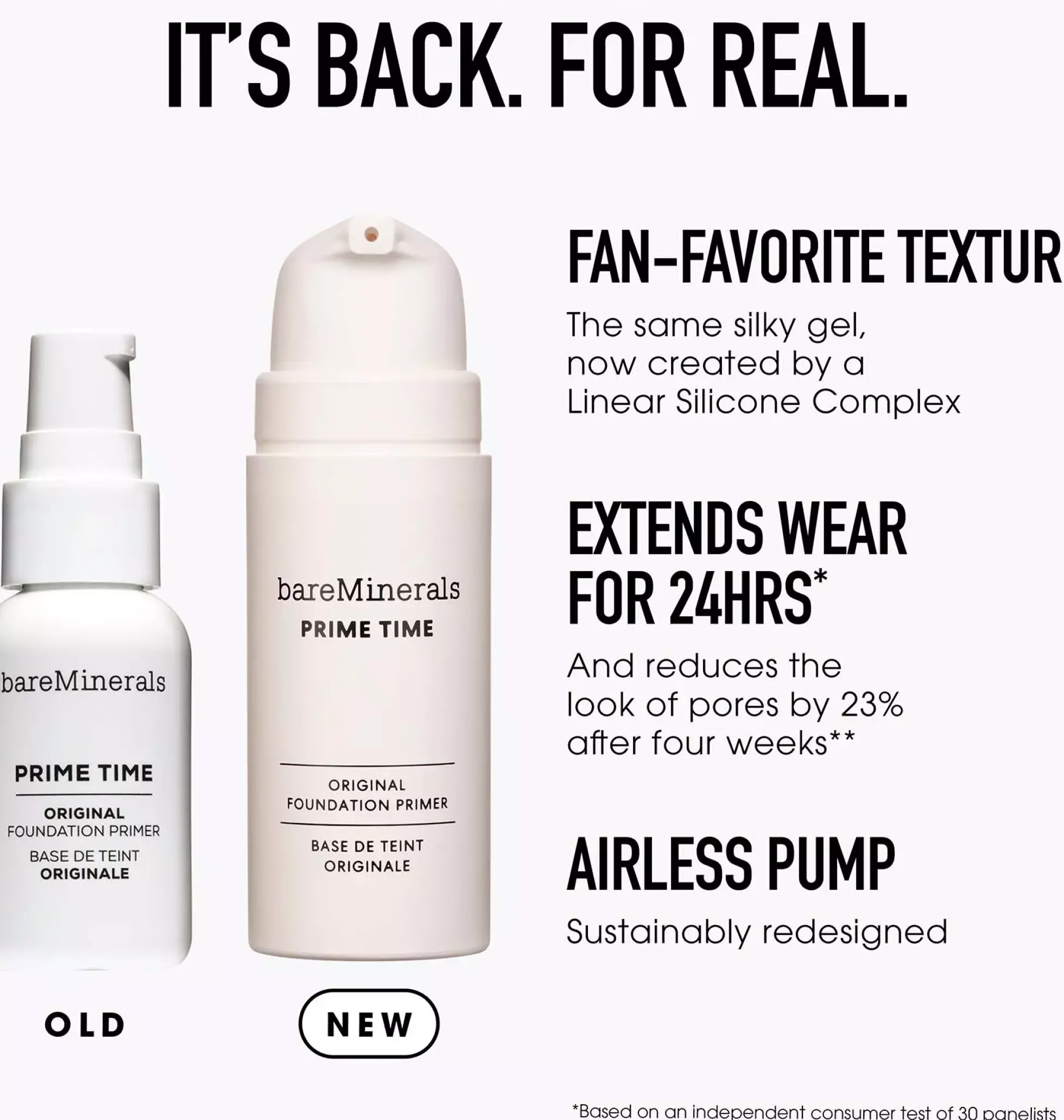 bareMineralsPRIME TIME Face Primer Original Pore-Minimizing 30 ml