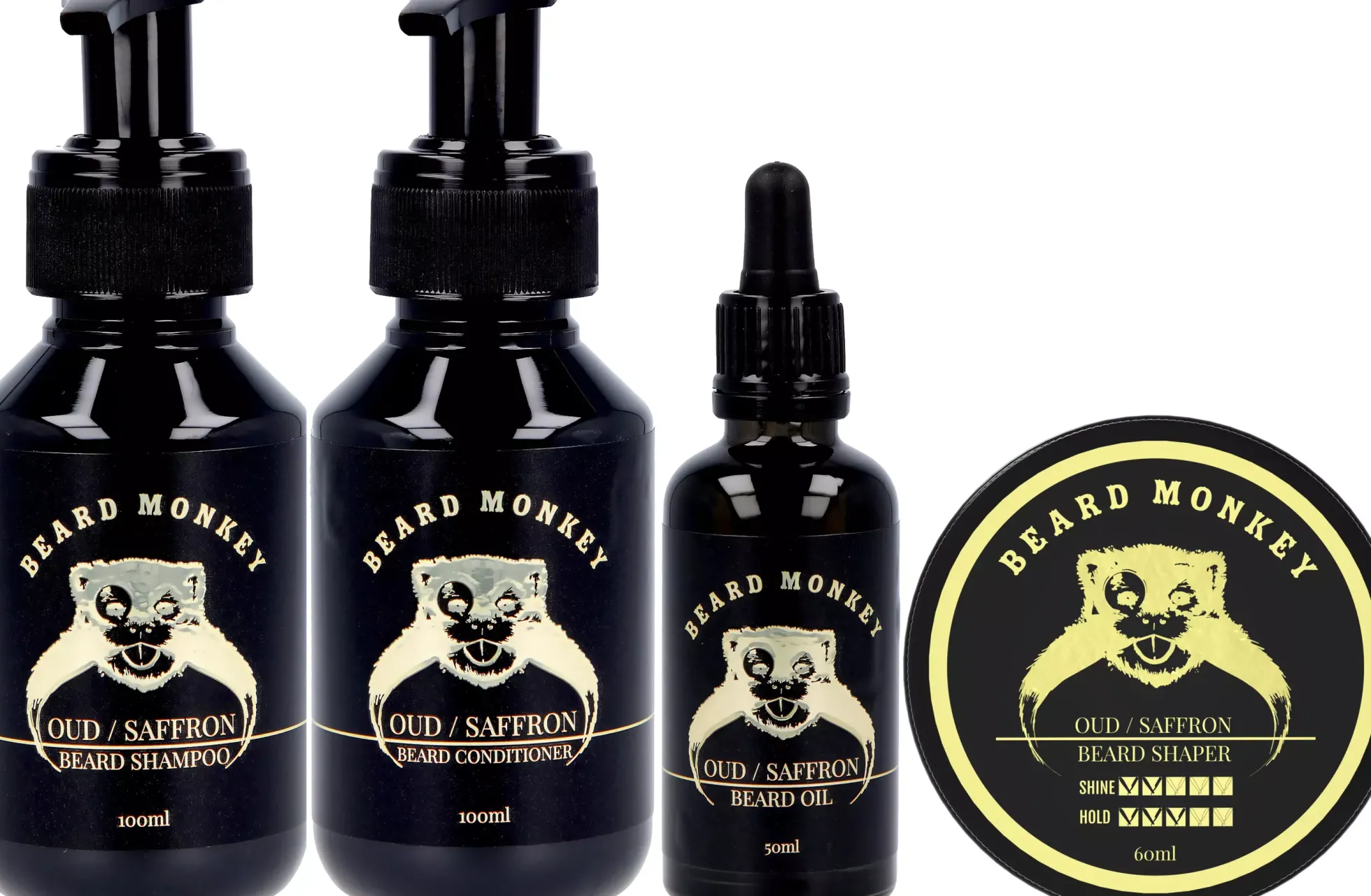 Beard Monkey Oud & Saffron All Beard Kit