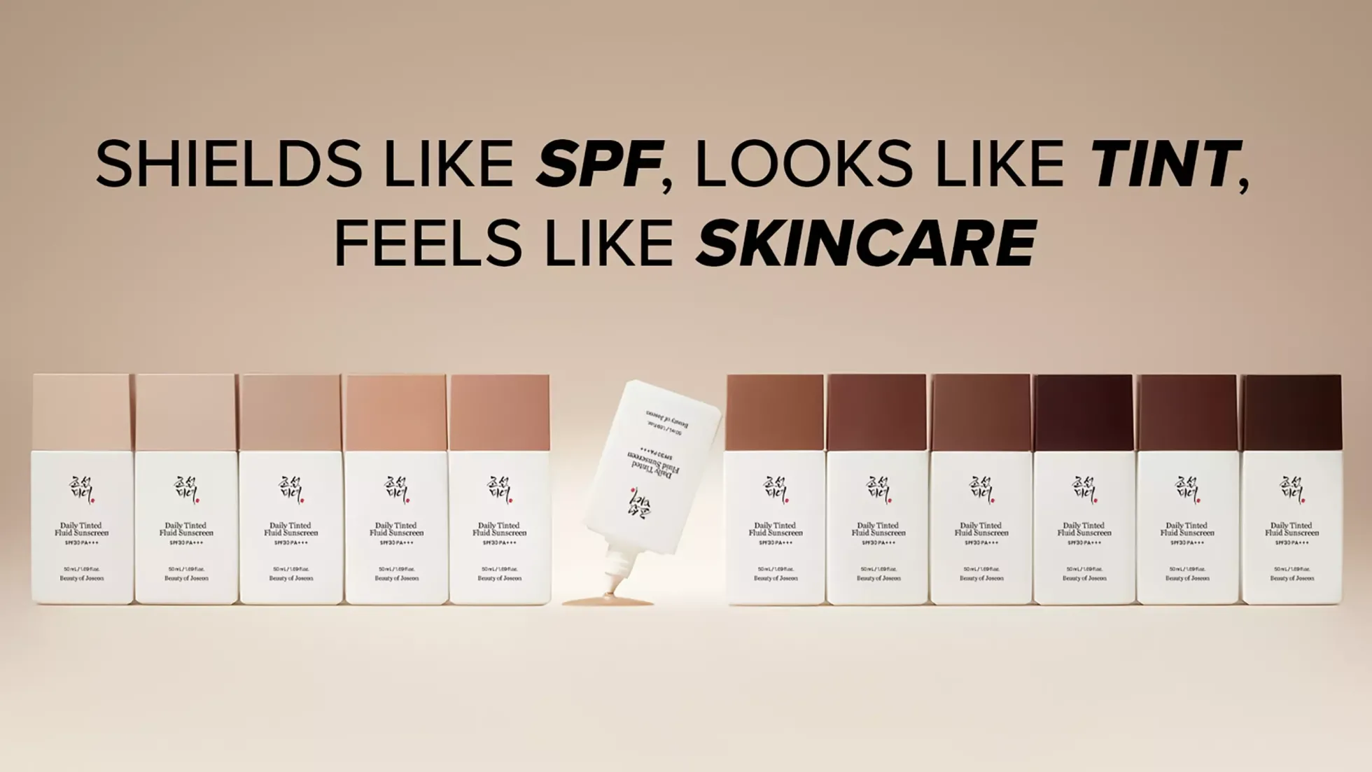 Beauty of Joseon Daily Tinted Fluid Sunscreen Broad Spectrum SPF 30 PA +++ #LP100