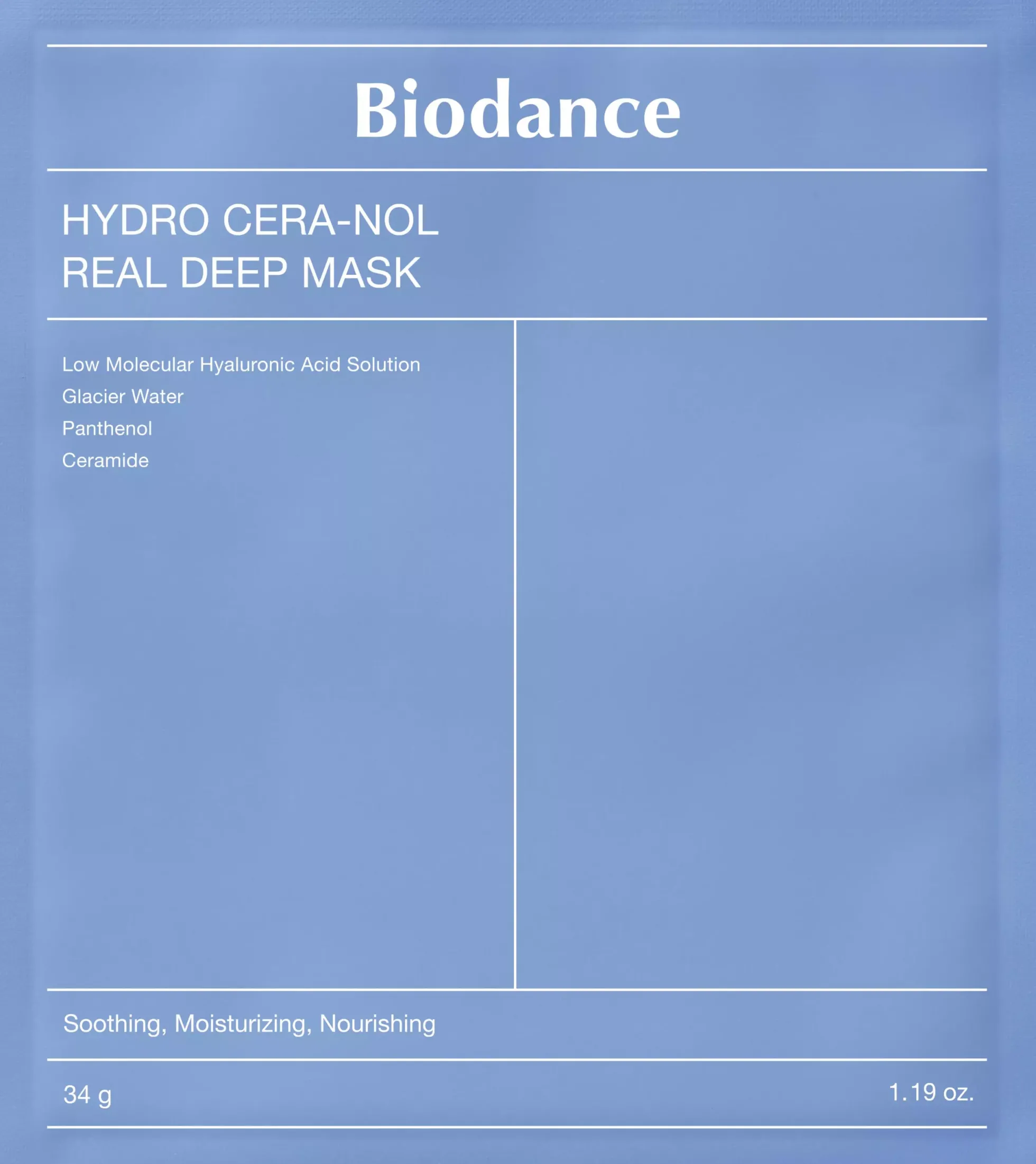 Biodance Hydro Cera-nol Real Deep Mask 34 g
