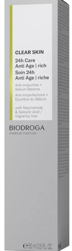 BiodrogaClear Skin 24H Care Anti-Age Rich 50 ml