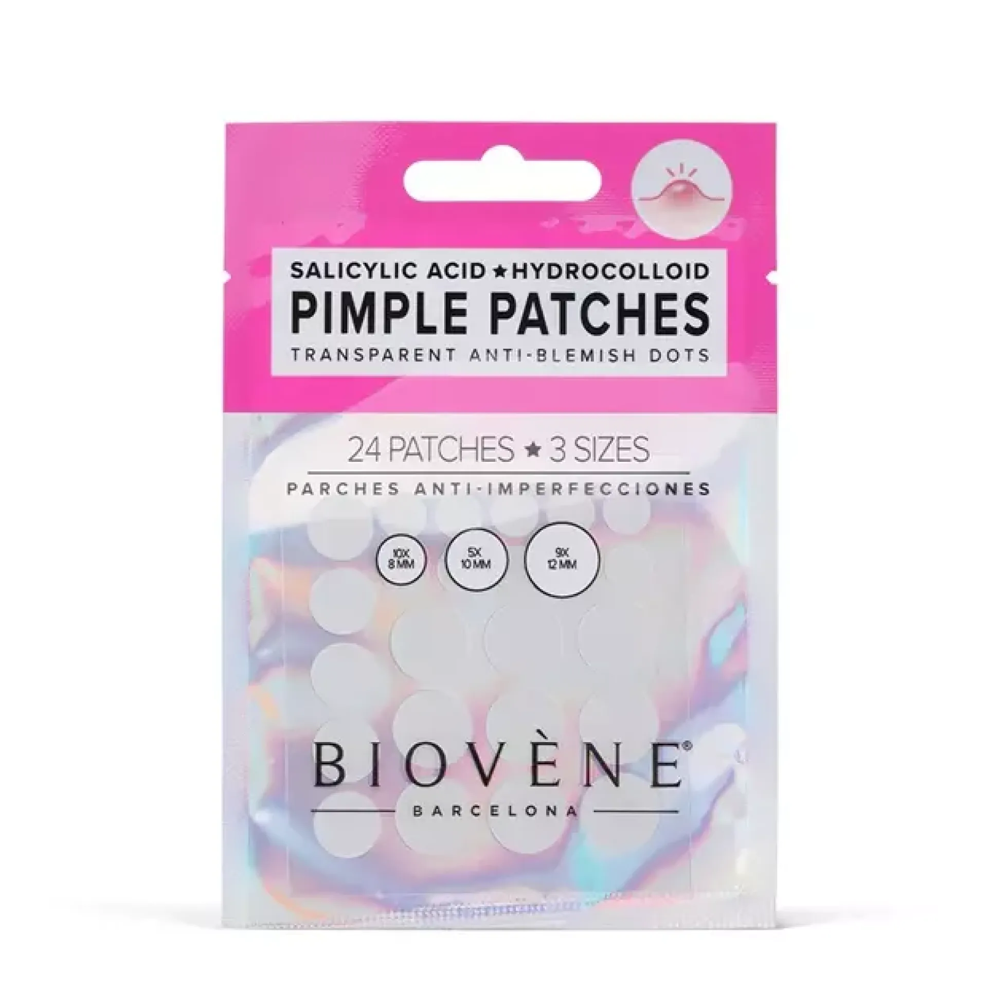 Biovène PIMPLE PATCHES Transparent Anti-Blemish Dots, 24 patches 3 g