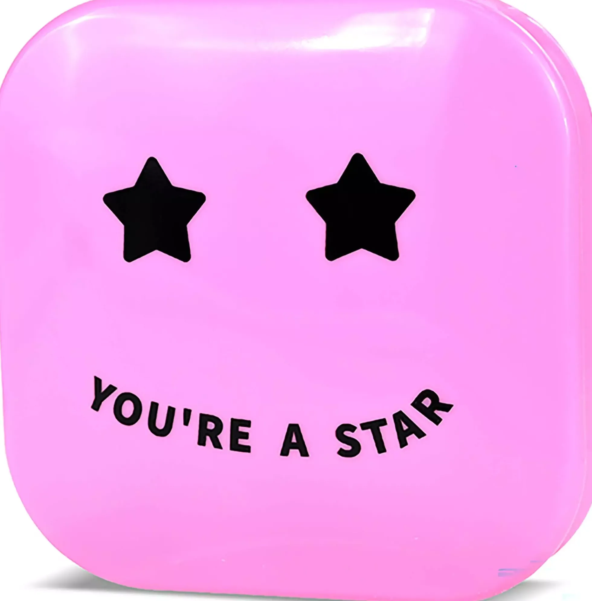 Biovène PIMPLE STAR PATCHES & MIRROR CASE Pink Pimple Patches - Anti-Blemish Stars in portable mirror case, 32 patches 4 g