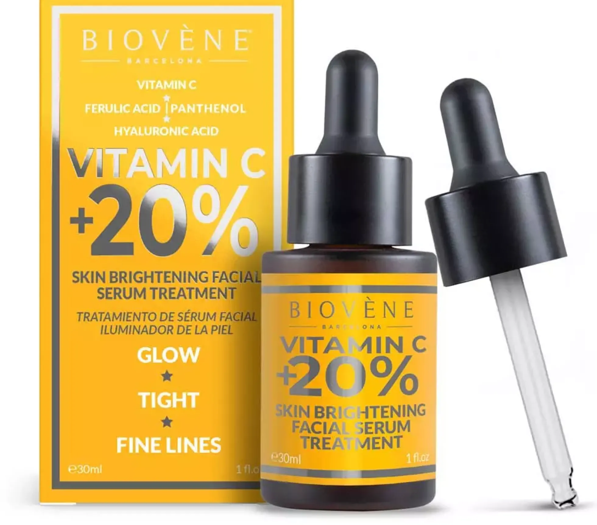 BiovèneStar Collection Vitamin C +20% Facial Serum Treatment 30 ml
