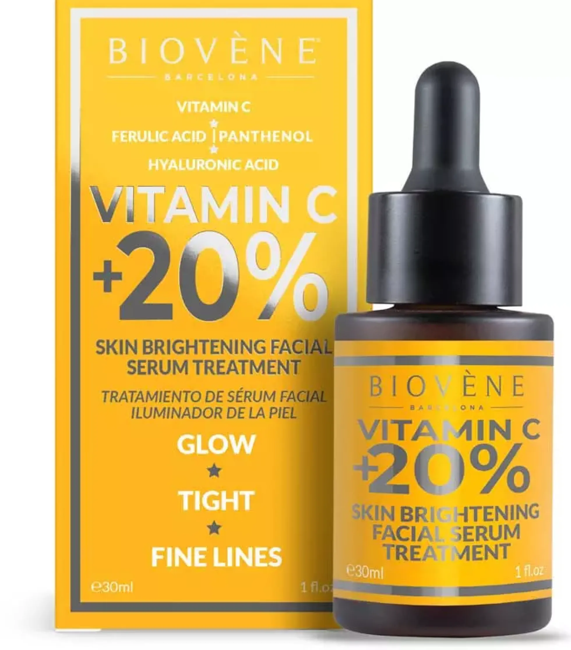 BiovèneStar Collection Vitamin C +20% Facial Serum Treatment 30 ml