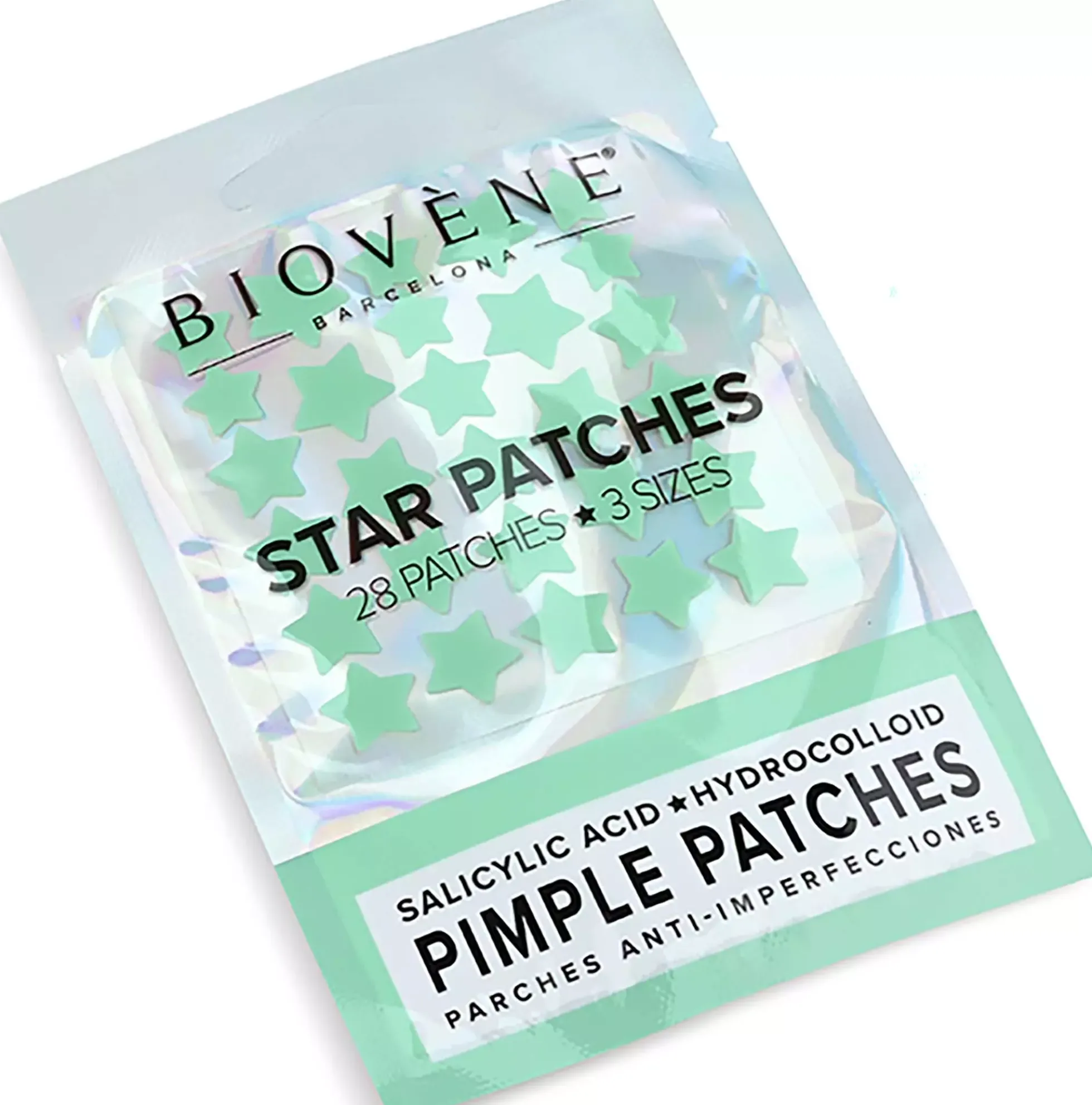 Biovène STAR PATCHES Green Pimple Patches - Anti-Blemish Stars, 28 patches 1,3 g
