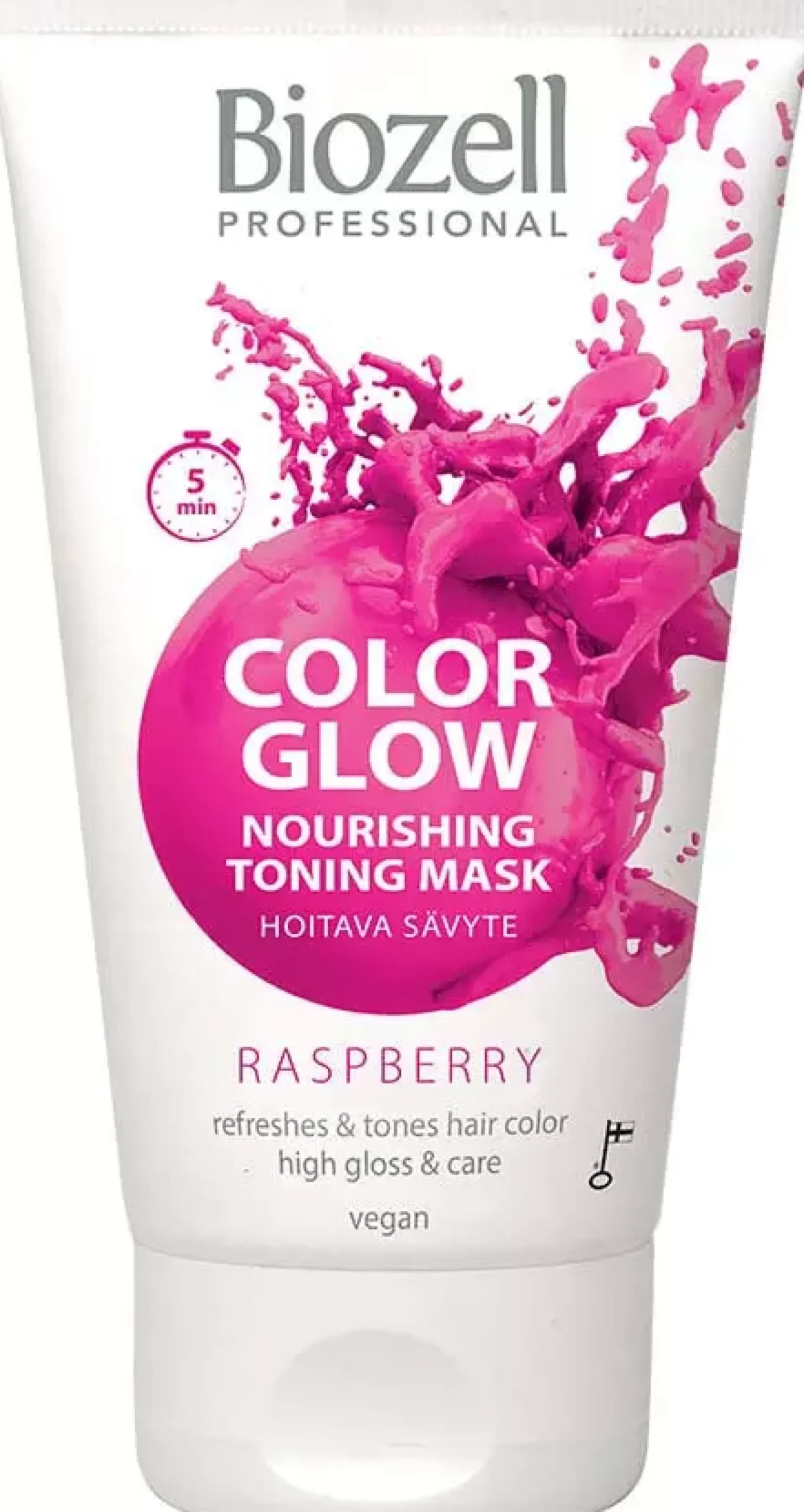 BiozellColor Glow Nourishing Toning Mask Raspberry