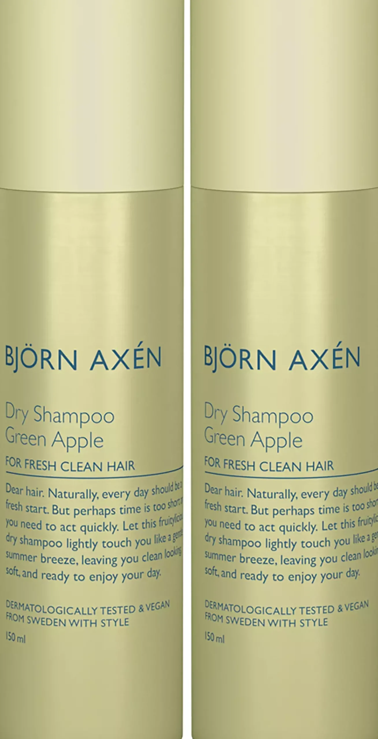 Björn Axén Dry Shampoo Green Apple Duo