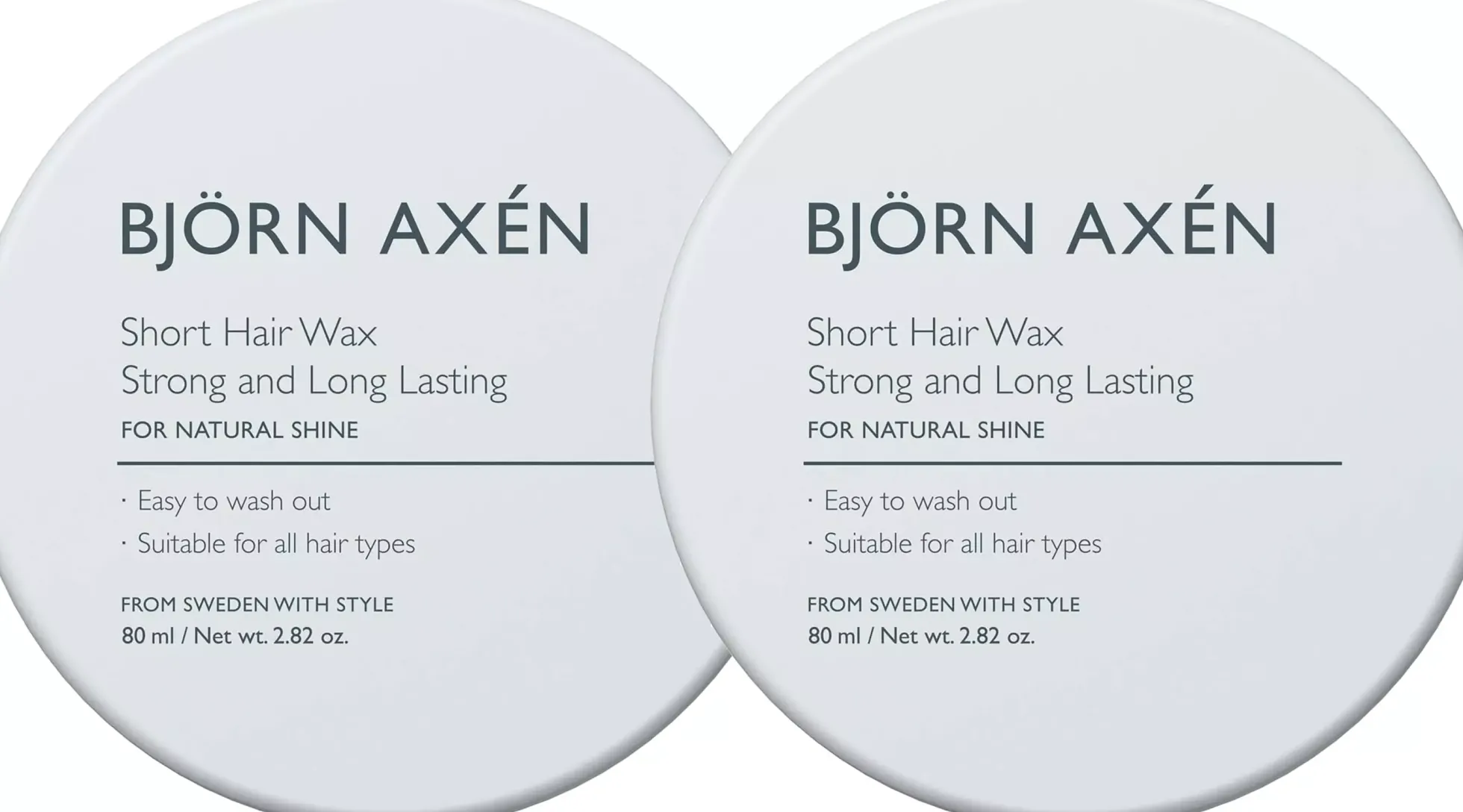 Björn Axén Short Hair Wax 80 g x 2