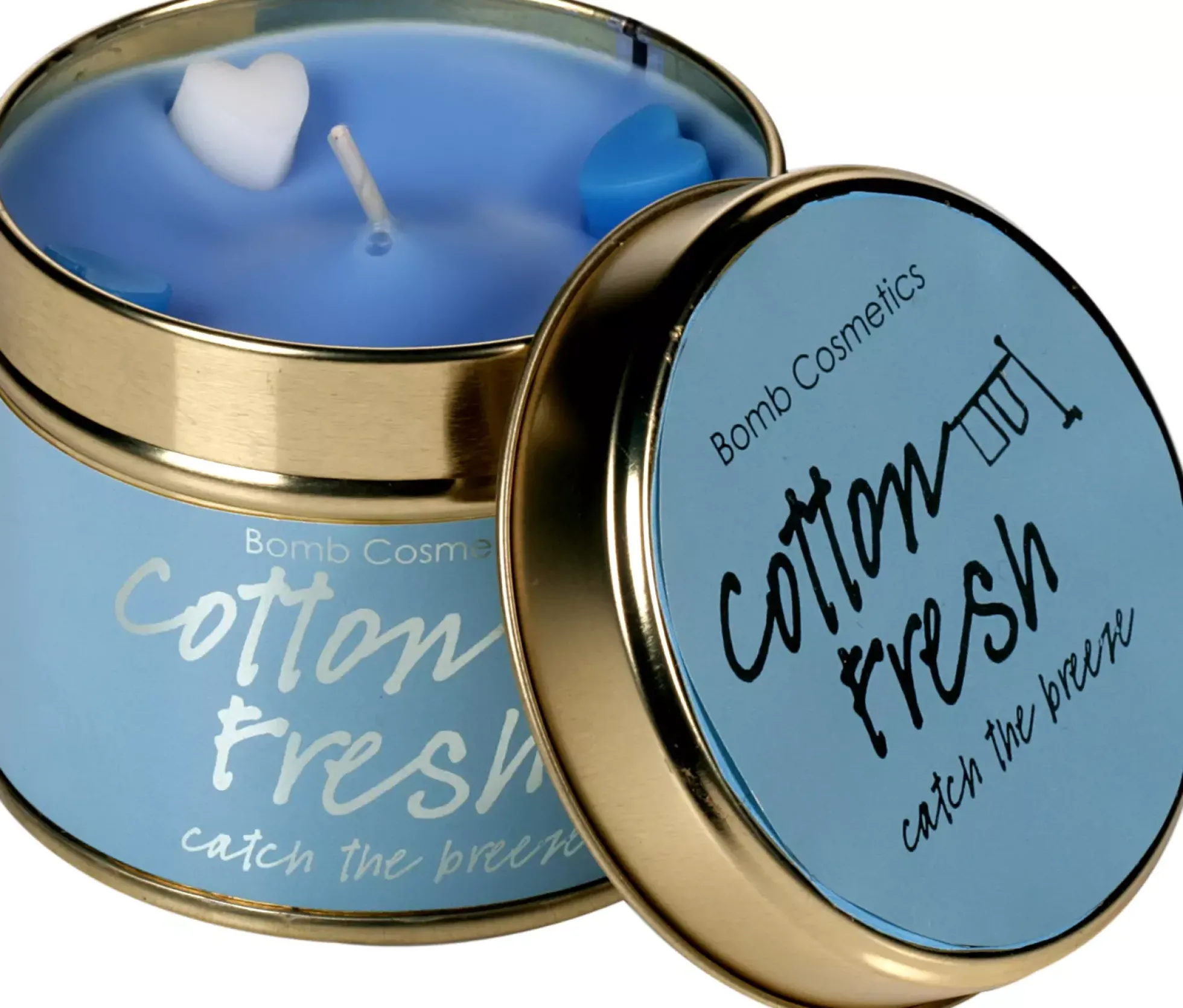 Bomb Cosmetics Tin Candle Cotton Fresh