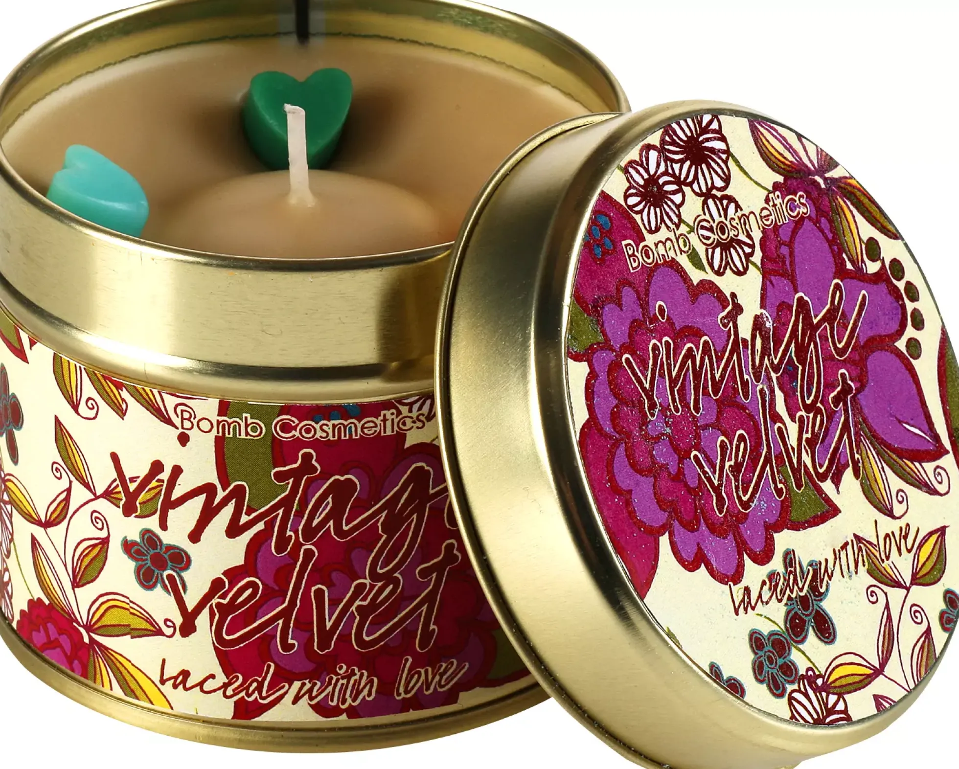 Bomb Cosmetics Tin Candle Vintage Velvet
