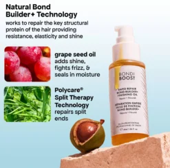 Bondi Boost Rapid Repair Finishing Oil For Dry/Damaged Hair 60 ml
