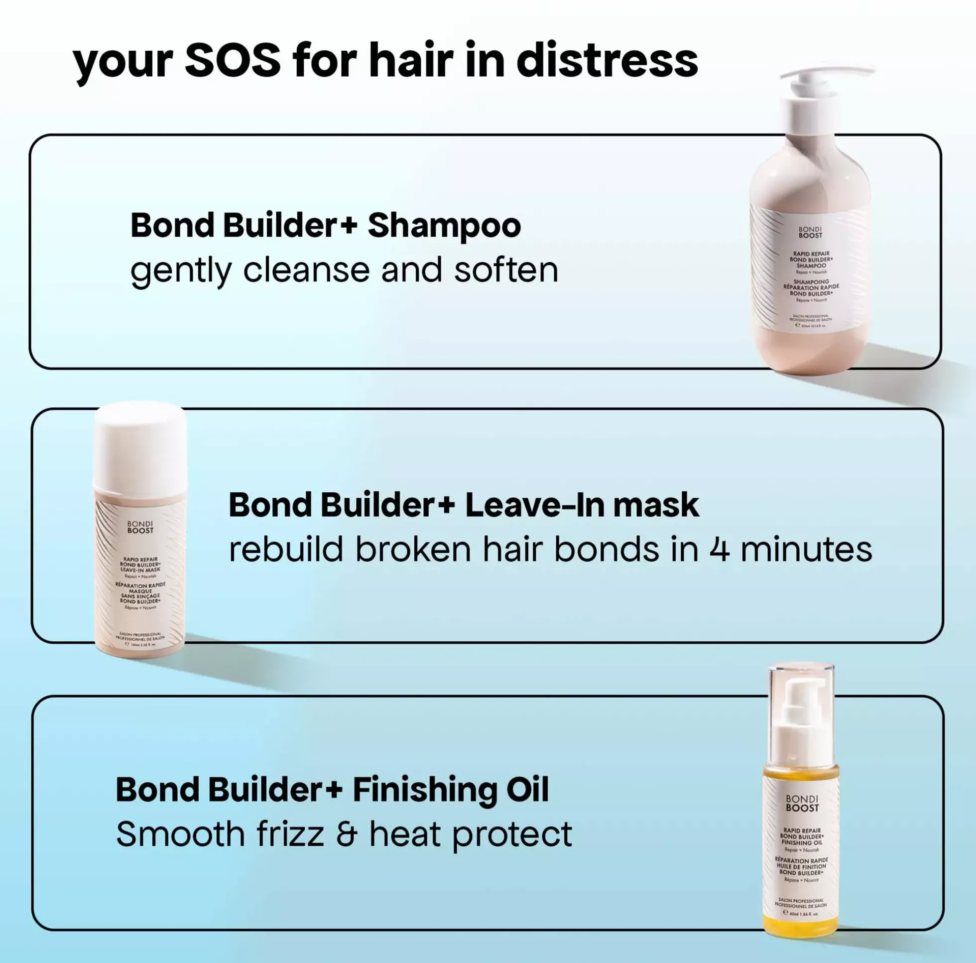 Bondi Boost Rapid Repair Leave-In Mask Dry/Damaged Hair 100 ml