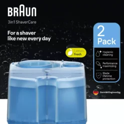 Braun 3in1 ShaverCare SmartCare Center Refill Cartridges Hygienic Cleaning 2 Pack 2 st