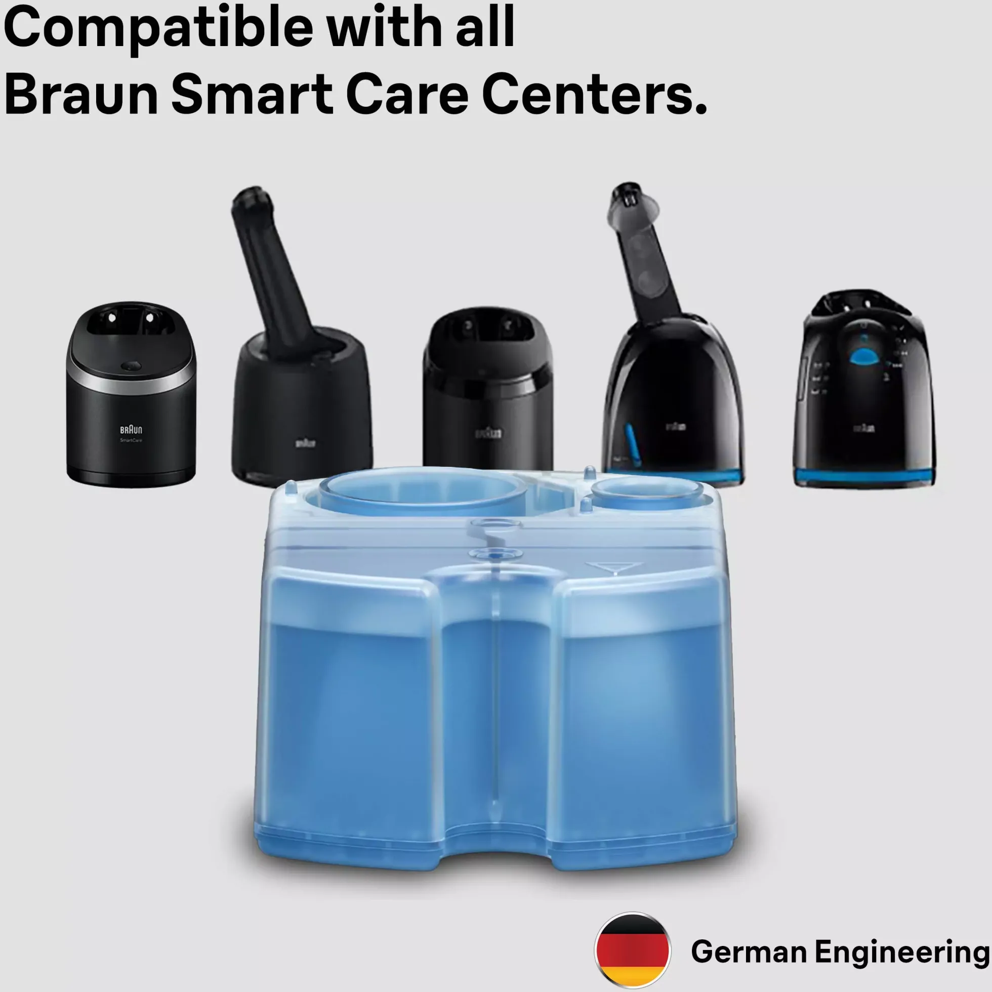 Braun 3in1 ShaverCare SmartCare Center Refill Cartridges Hygienic Cleaning 6 Pack