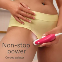 Braun Silk-épil 3 Corded Epilator For Hair Removal Weeks Of Smooth Skin 3-031 Pink