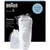 Braun Silk-épil 5 Epilator For Easy Hair Removal Lasting Smooth Skin 5-011 White/Grey