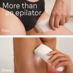 Braun Silk-épil 7 Epilator For Easy Hair Removal Lasting Smooth Skin 7-041 White/Silver
