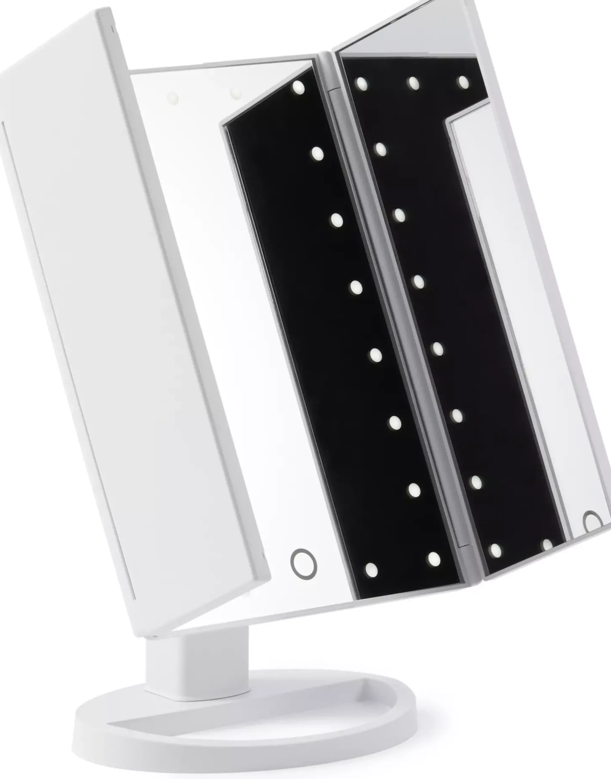 Browgame Cosmetics Tri Folded Lighted Makeup Mirror