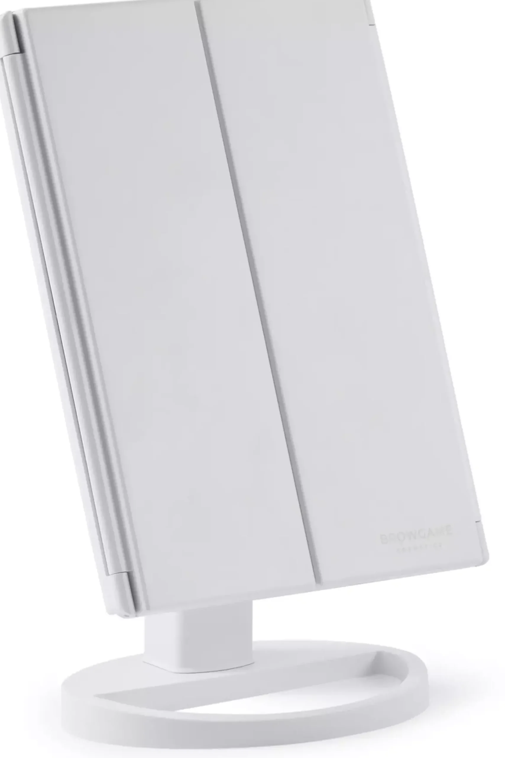 Browgame Cosmetics Tri Folded Lighted Makeup Mirror