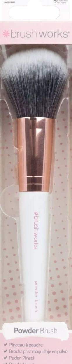 Brushworks Powder Brush - Pink & Gold