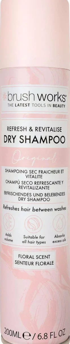 Brushworks Refresh & Revitalise Floral Dry Shampoo 200 ml