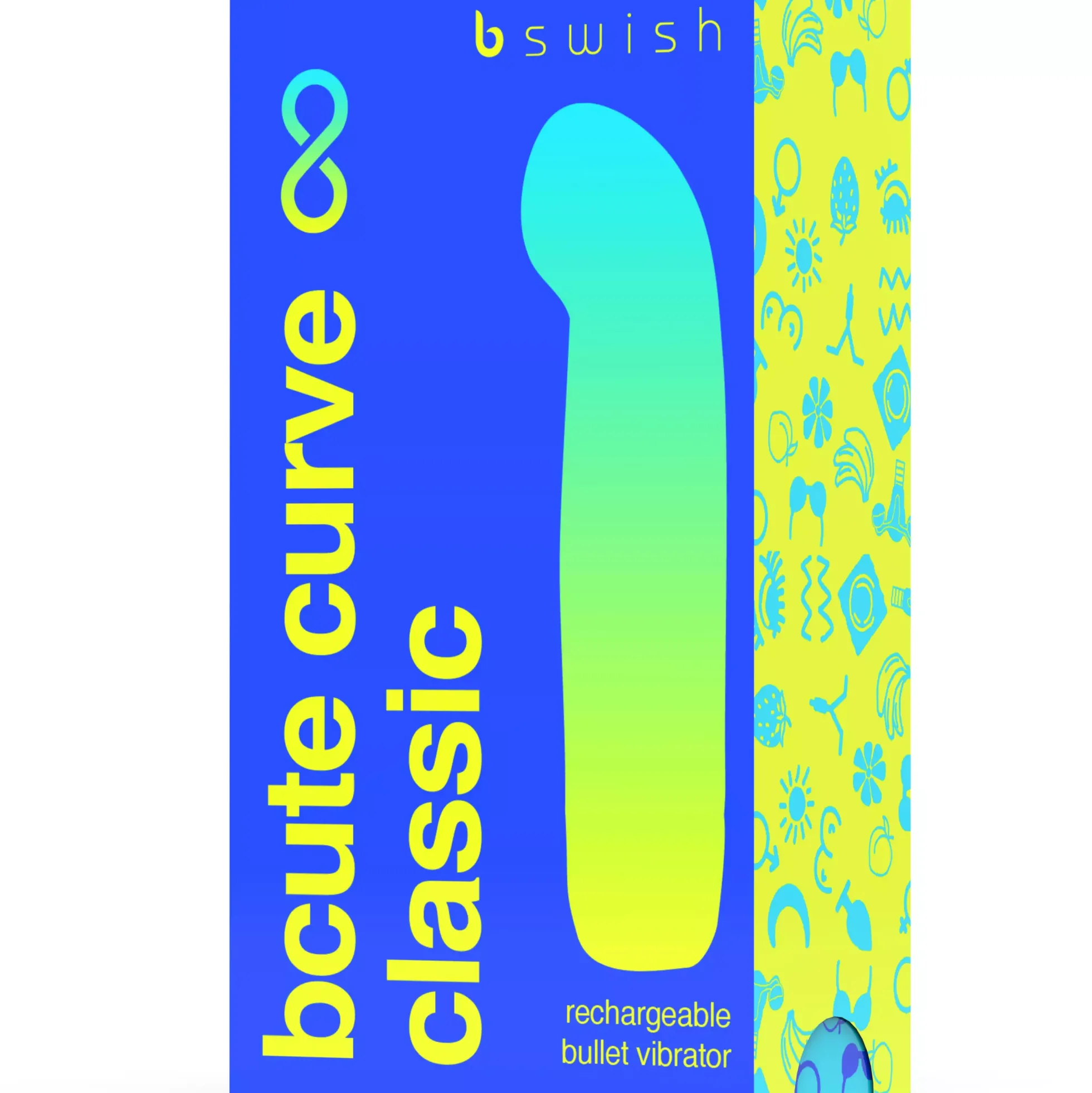 B Swish Bcute Classic Curve Infinte Blue G-spot Vibrator