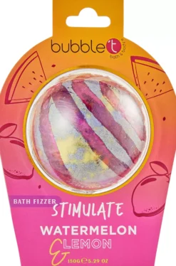 BubbleT Bath Fizzer Stimulate Watermelon & Lemon