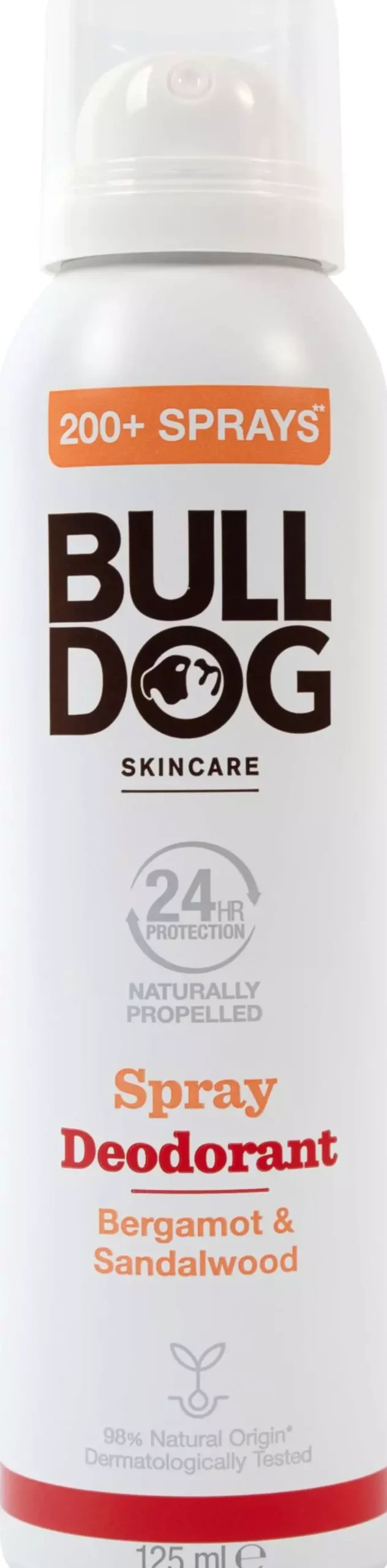 Bulldog Bergamot & Sandalwood Spray Deodorant 125 ml