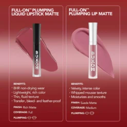 BUXOM Full On Plumping Lipstick Matte Plum Queen