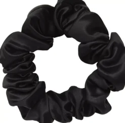 ByBarb Silk Hair Scrunchie Black