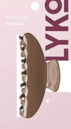 By Lyko Hair Claw Acrylic Burgundy