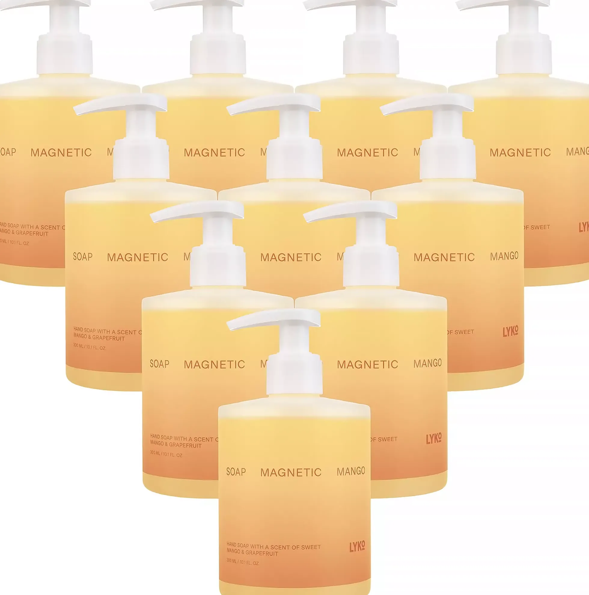 By LykoMagnetic Mango Hand Soap Big Pack 10 st