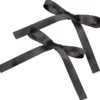 By Lyko Set Small Bow Midnight Black