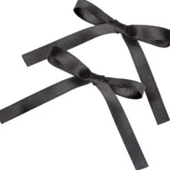 By Lyko Set Small Bow Midnight Black